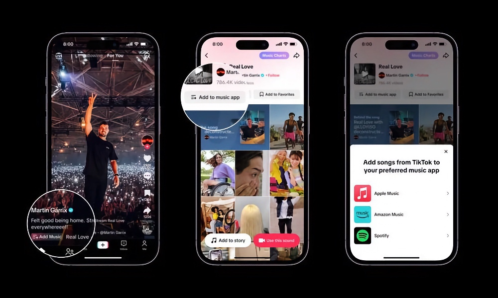 tiktok add to apple music