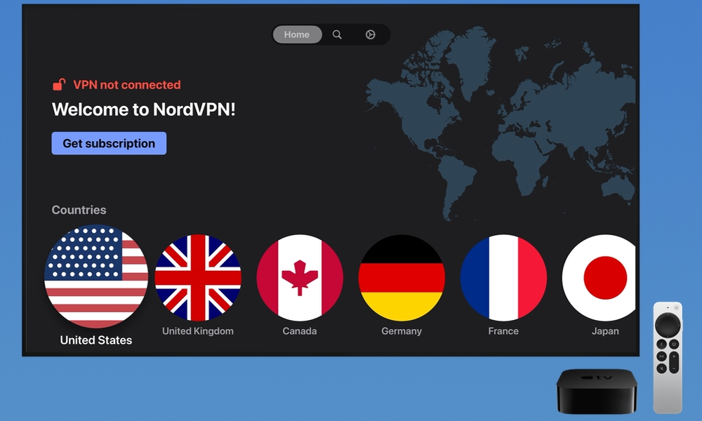 NordVPN for Apple TV hero