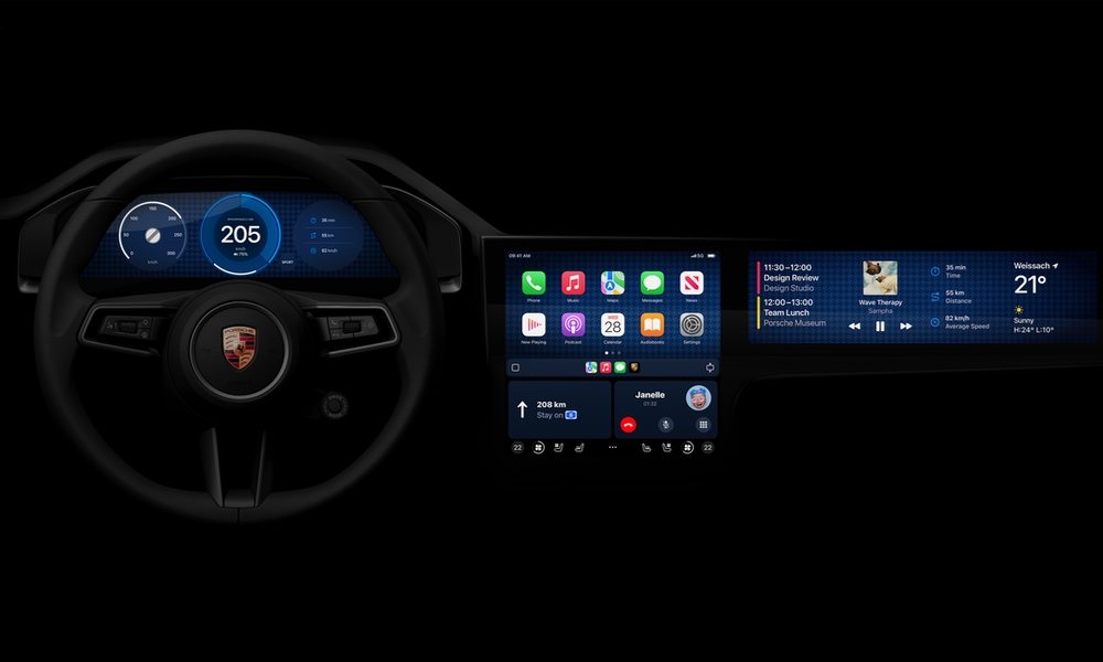 Porsche CarPlay 2.0 UI