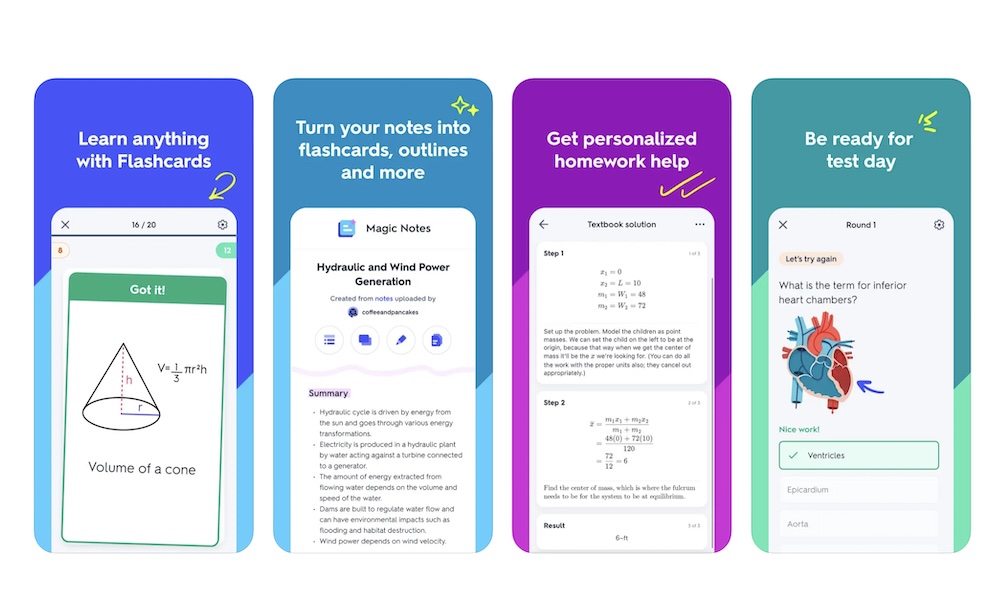 Quizlet app store