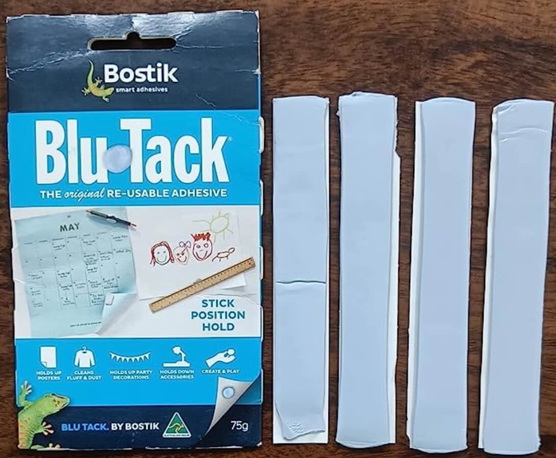 Blue Tack iPhone cleaning putty