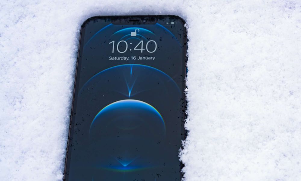 Frozen iPhone