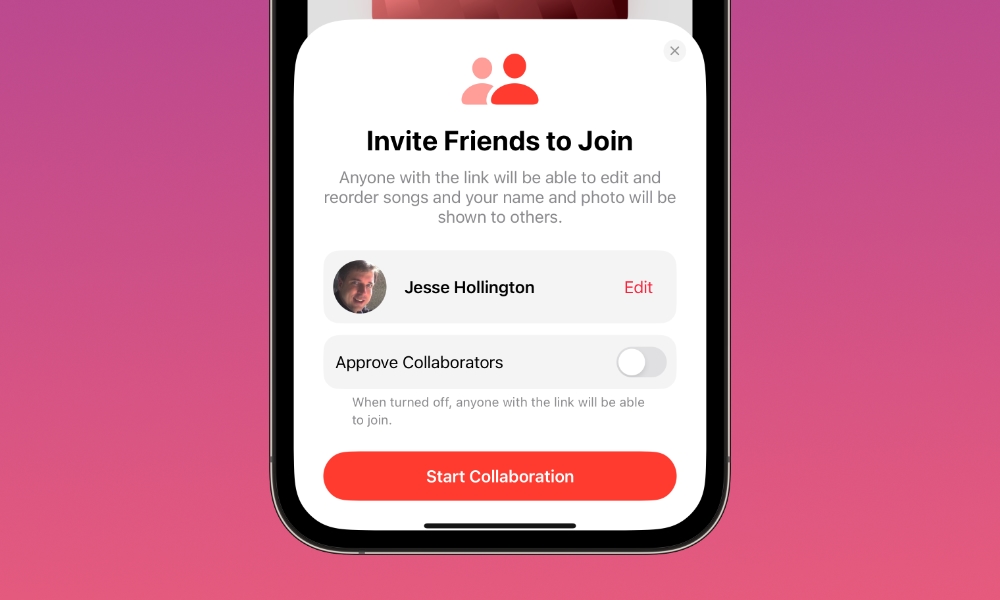 iOS 17 Apple Music Collaborative Playlists hero
