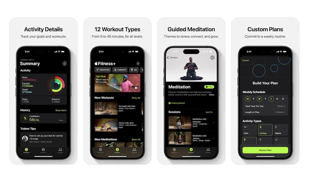 Apple Fitness App Store