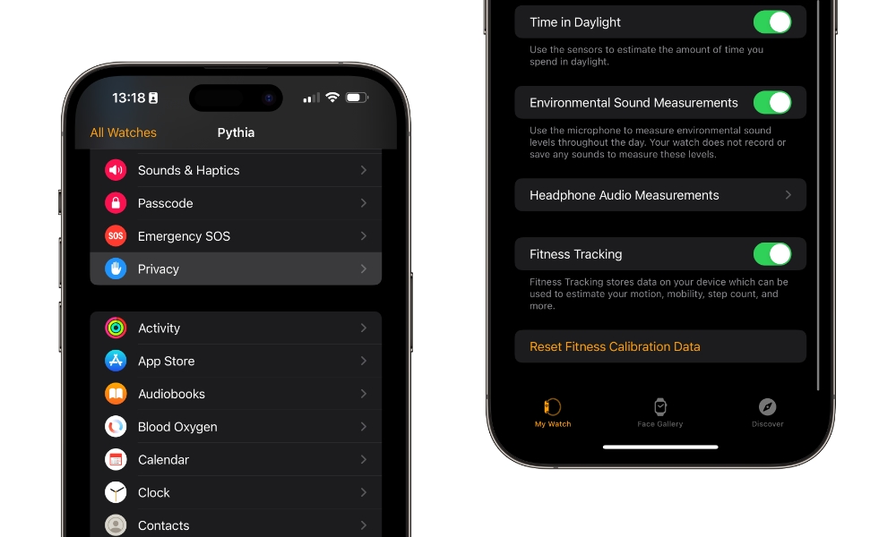 Apple Watch Reset Calibration Data