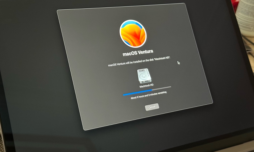 macOS Ventura Installation on MacBook Pro