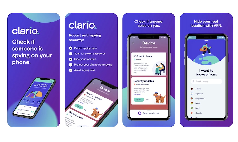 Clario App Store