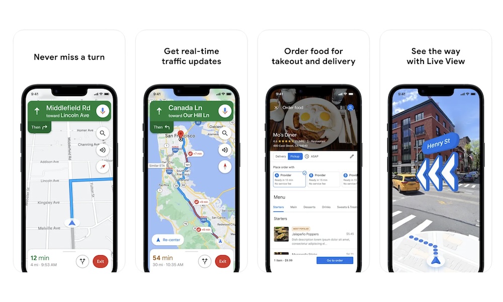 Google Maps App Store