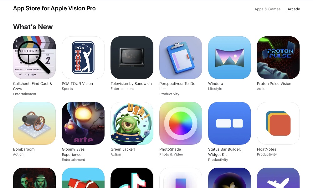 App Store for Vision Pro 5