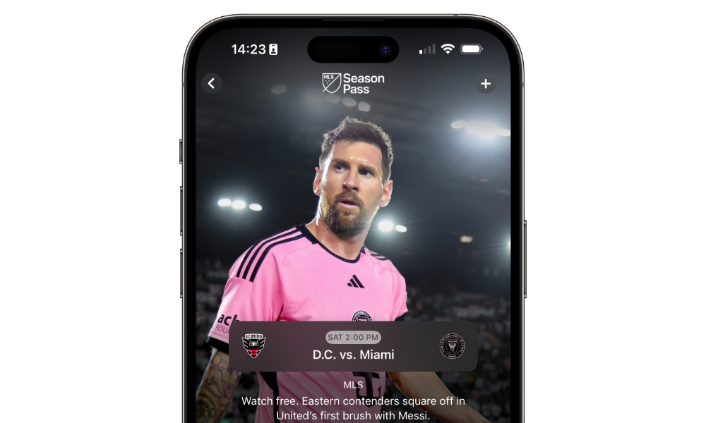 Apple MLS Season Pass Free March Weekend Messi