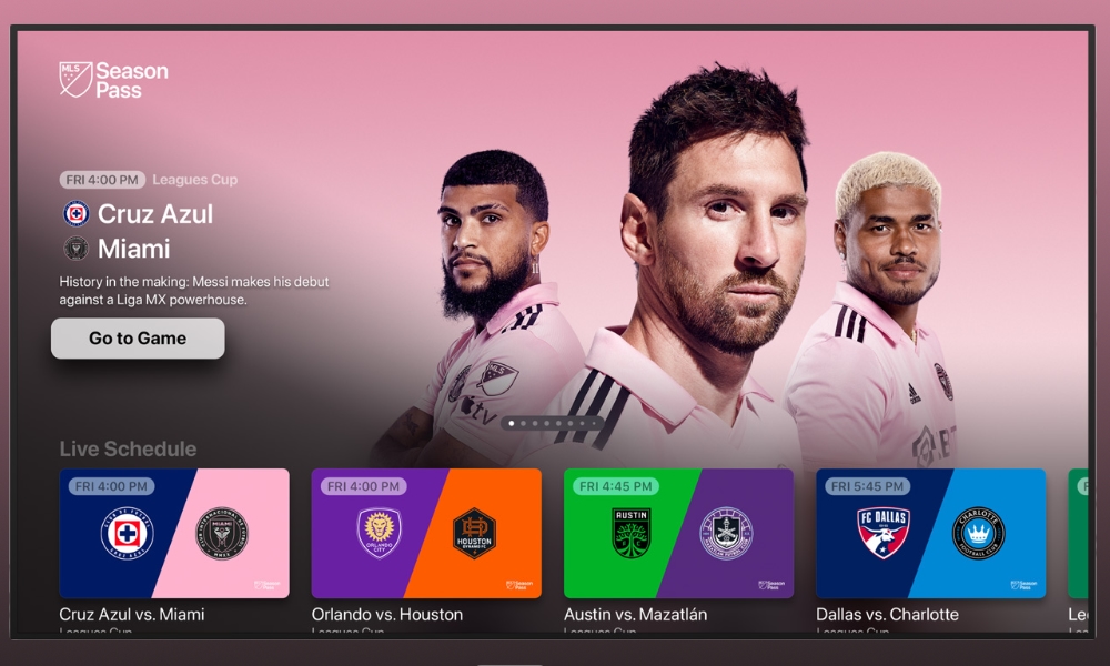 Apple TV MLS Season Pass Lionel Messi