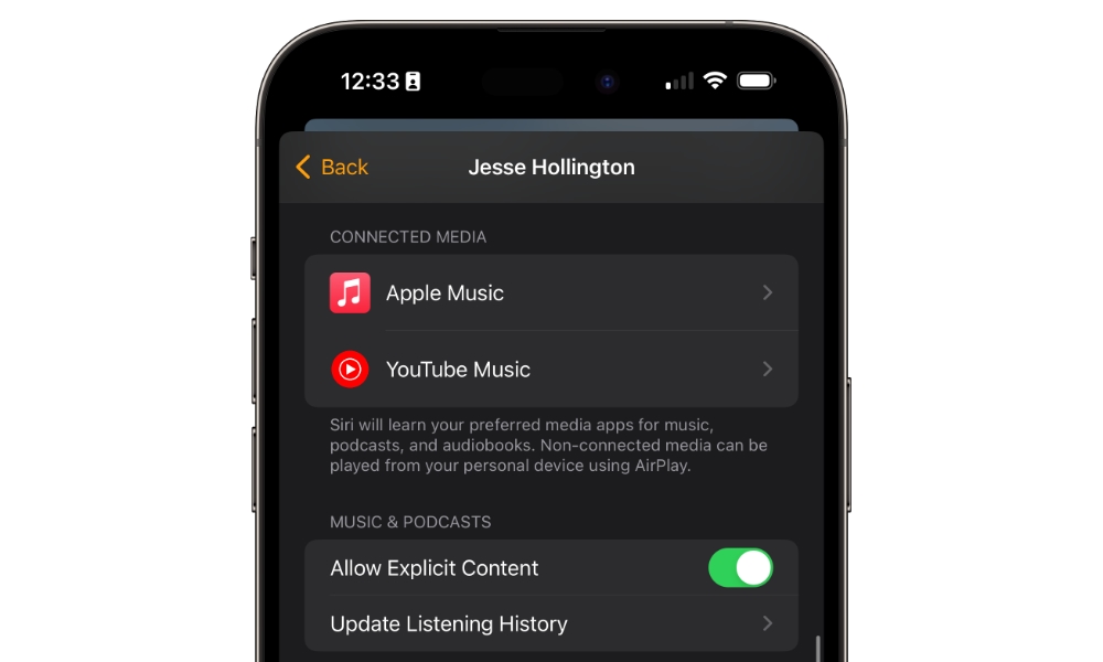 iOS 17.4 Home app music services