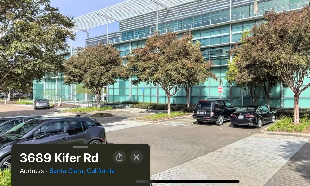 3689 Kifer Road Apple Maps