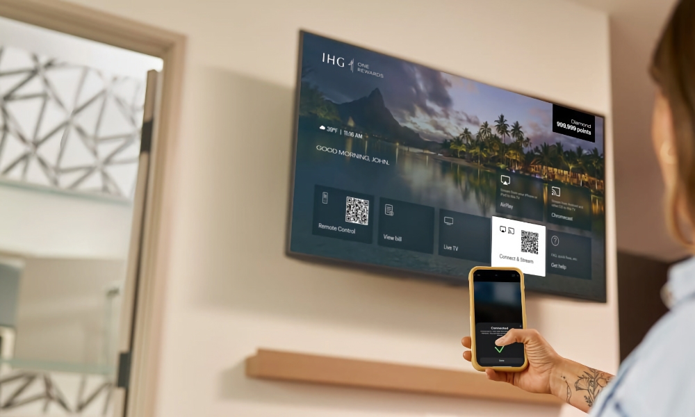 IHG AirPlay in hotels 2