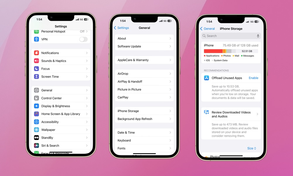 Iphone storage 1