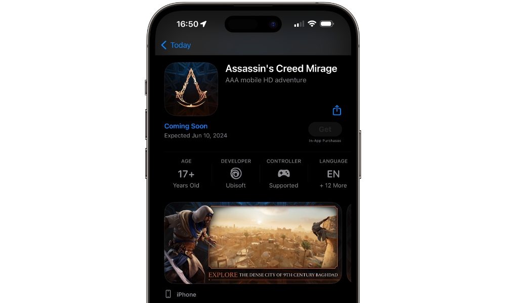 Ubisoft Assassins Creed Mirage on App Store