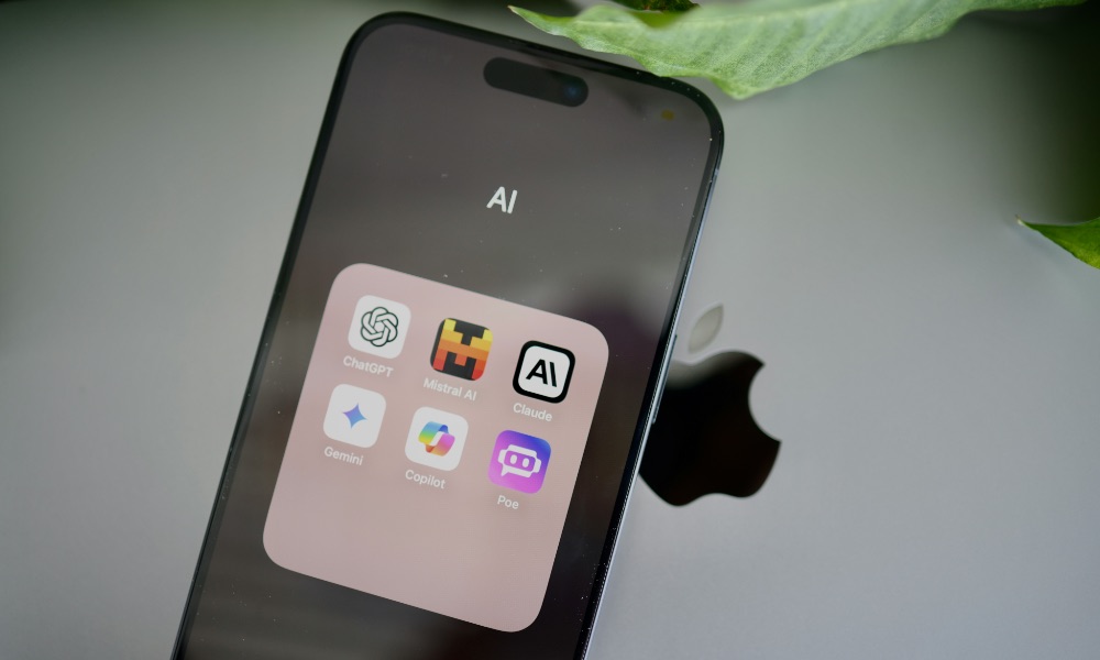 iPhone showing AI apps 3