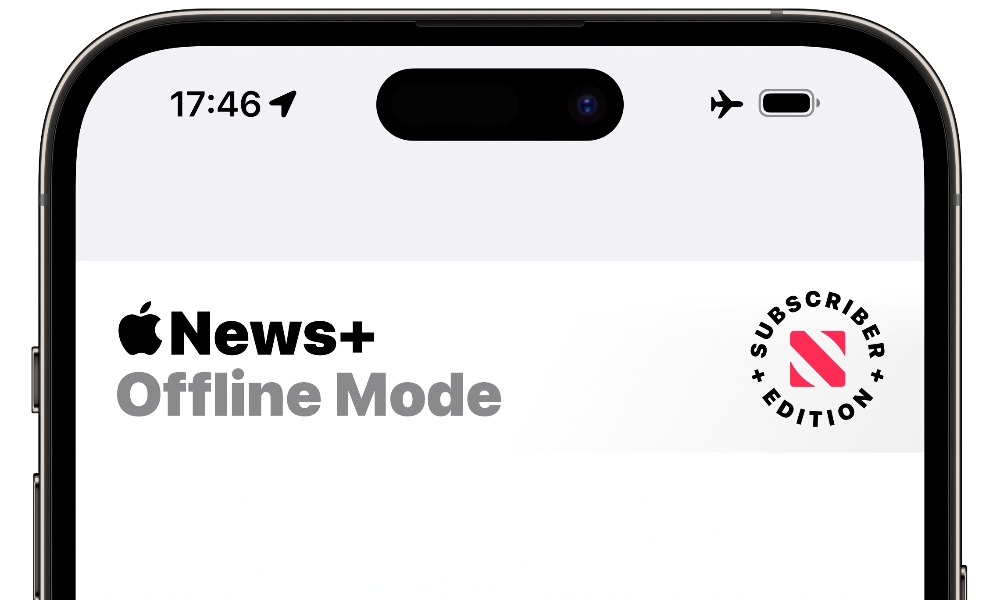 iOS 17.5 Apple News Offline Mode banner