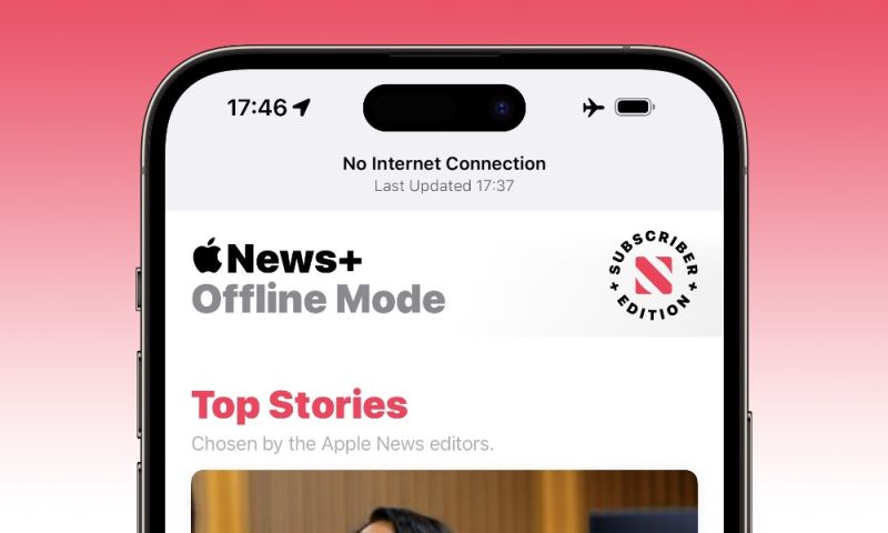 iOS 17.5 Adds Offline Reading Mode for Apple News+