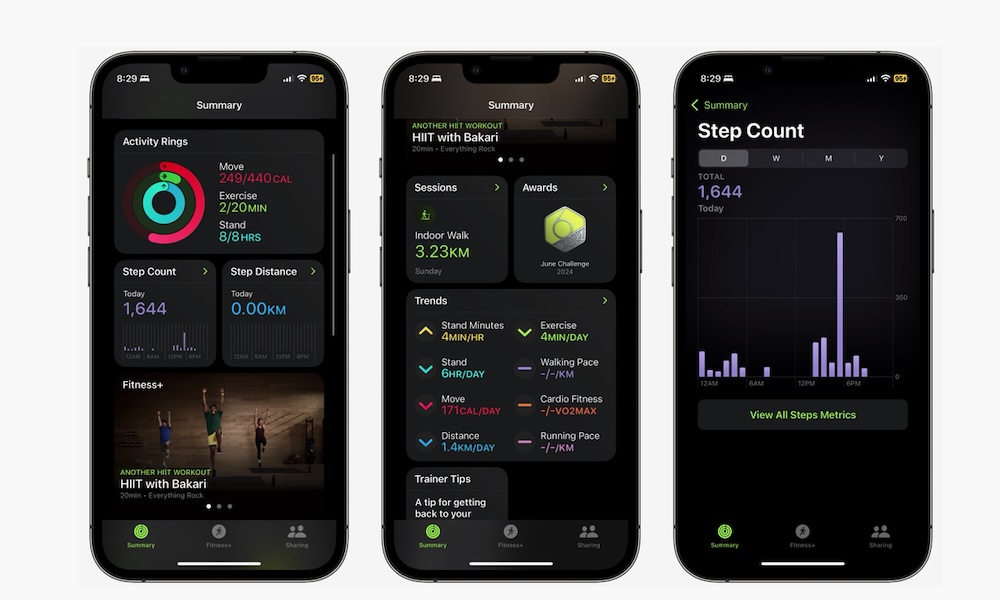 Fitness Summary iOS 18