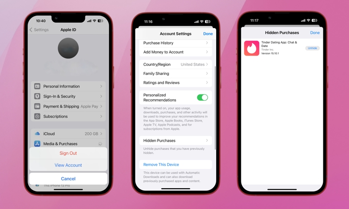 Hide apps 3