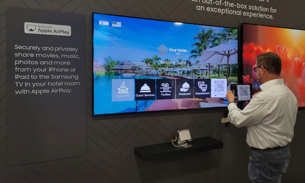 Samsung AirPlay in Hotels