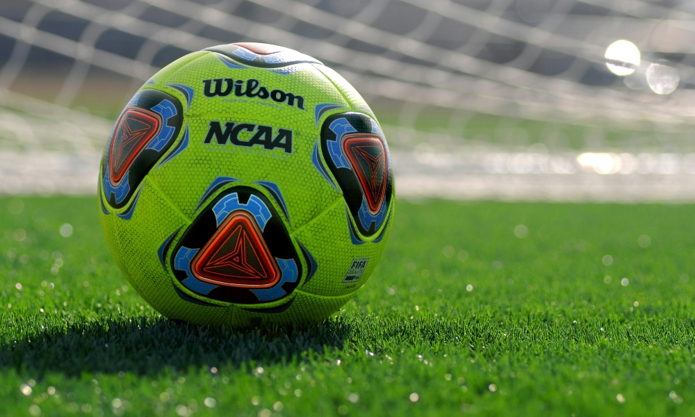 soccer ball on field