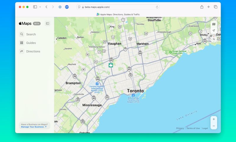 Apple Maps Comes to the Web