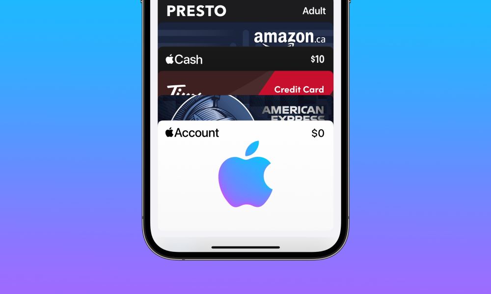 Apple Account Card in Apple Wallet Canada hero Apple Account Card in Apple Wallet Canada hero