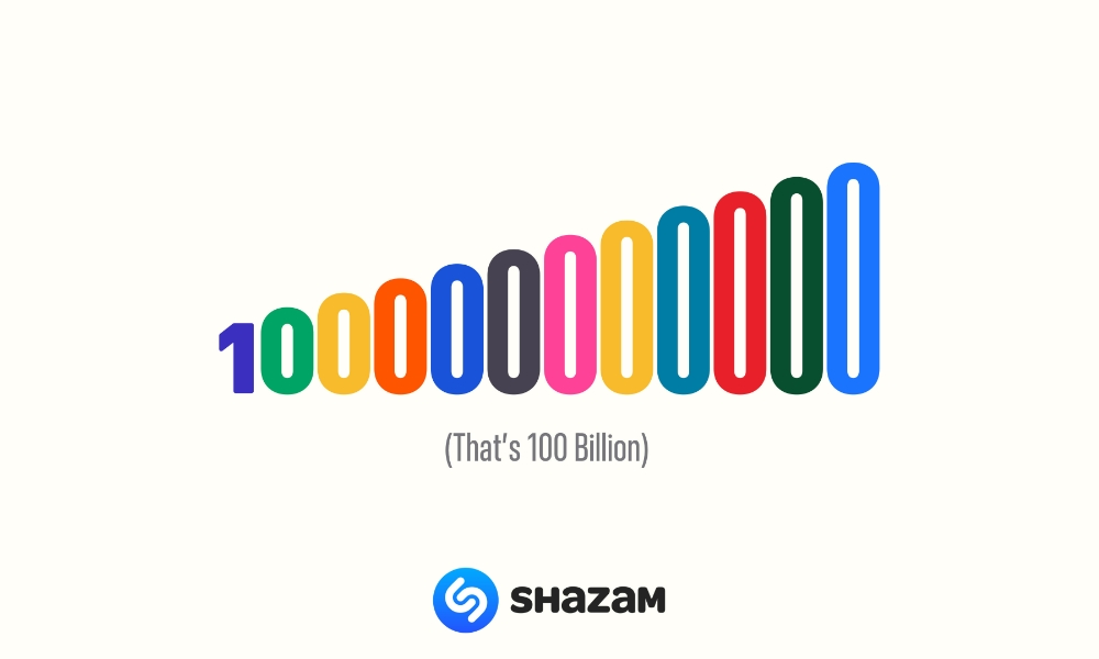Apple Shazam 100 billion song recognitions