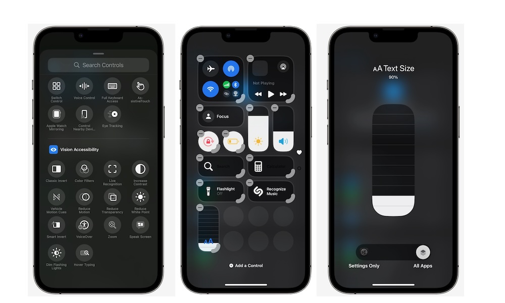 Change text size of specific apps on iPhone