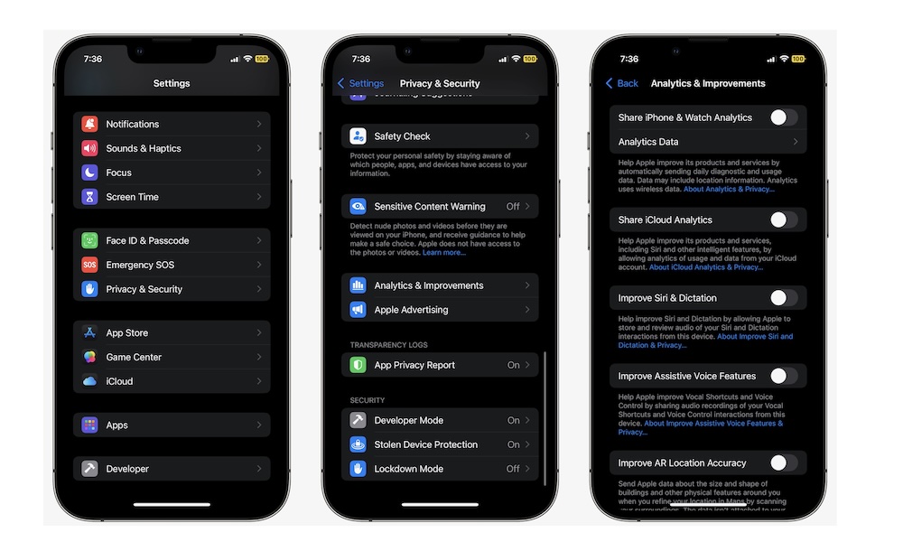 Stop Sharing Siri History on iPhone