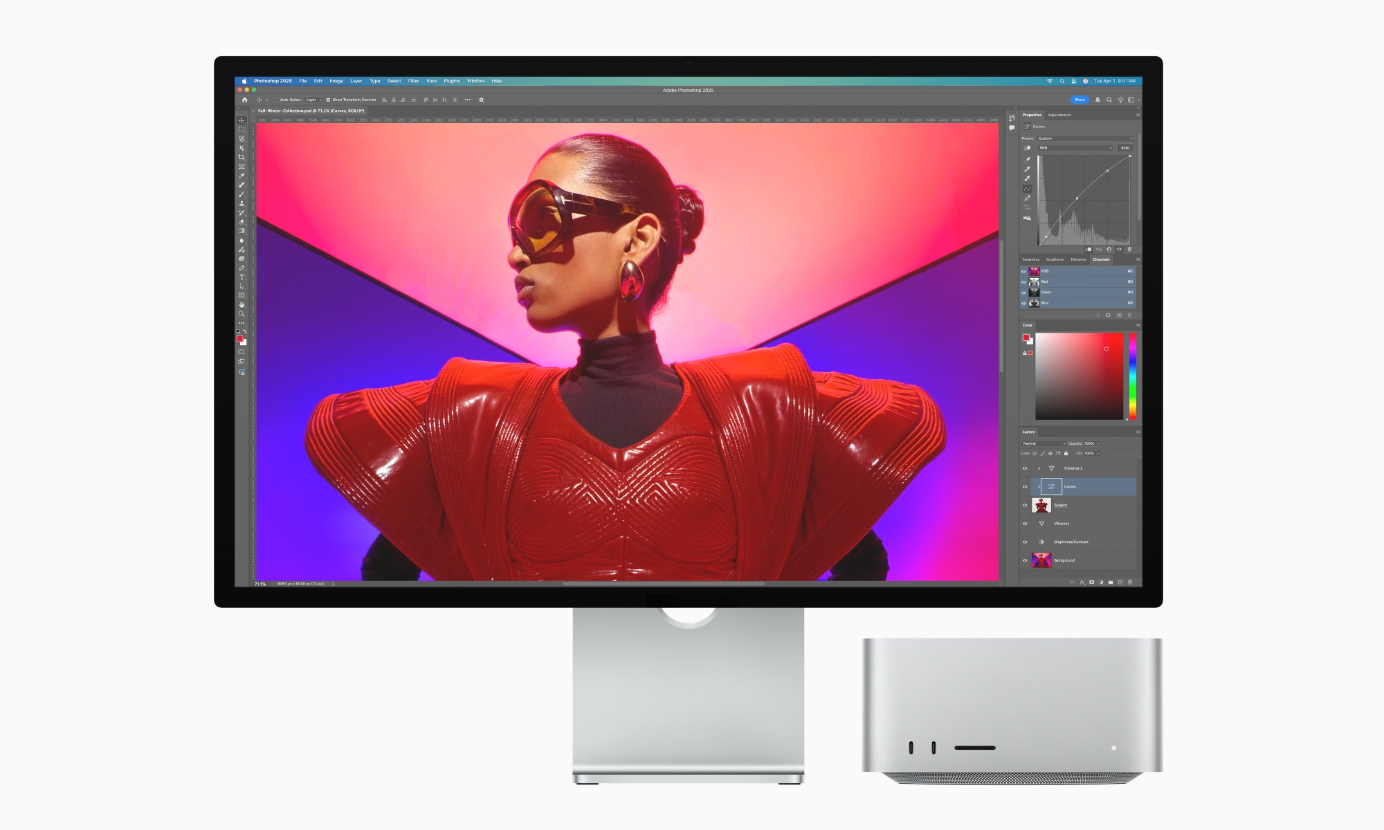 Apple Mac Studio M4 Max Adobe Photoshop 250305