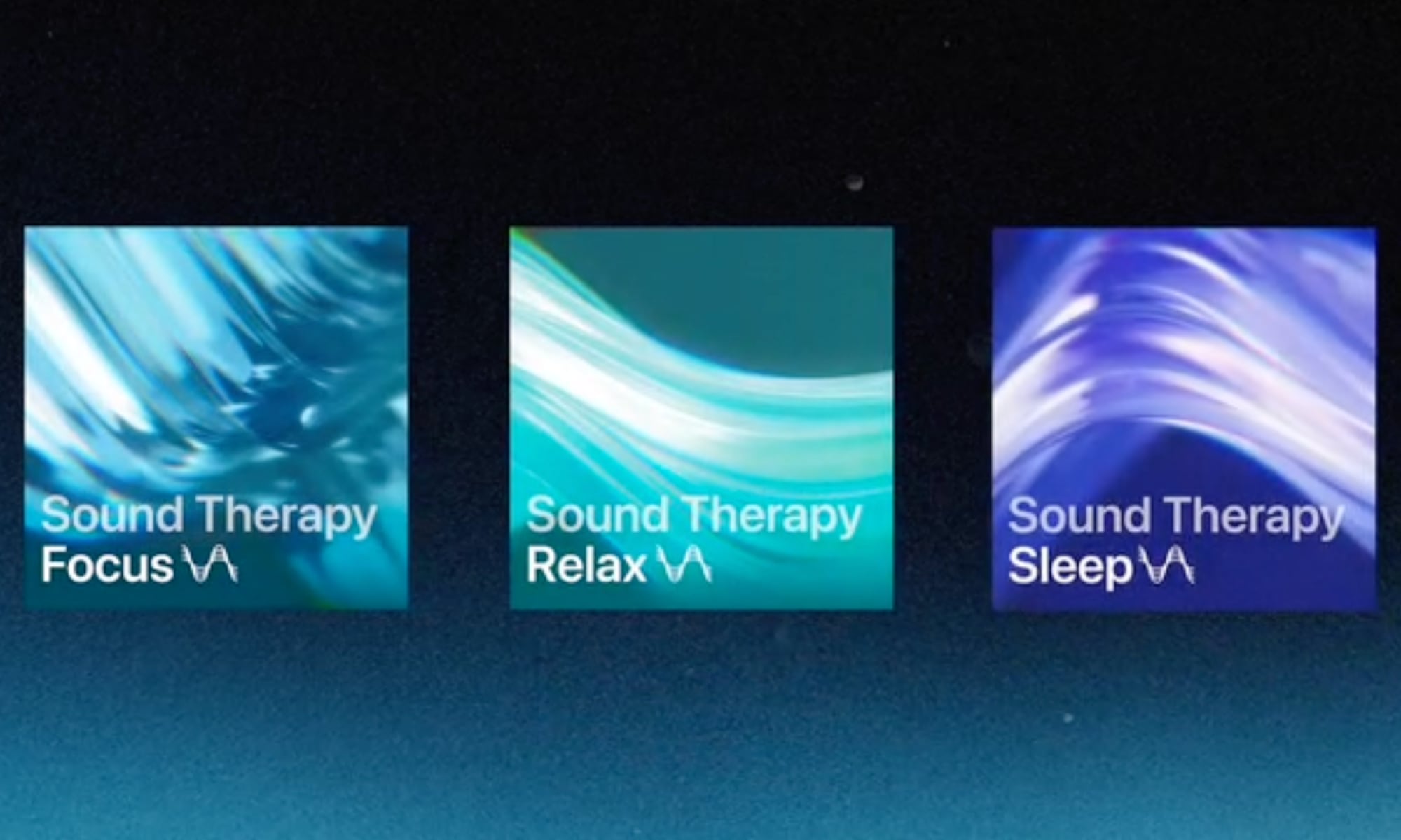 Apple Music Sound Therapy playlists