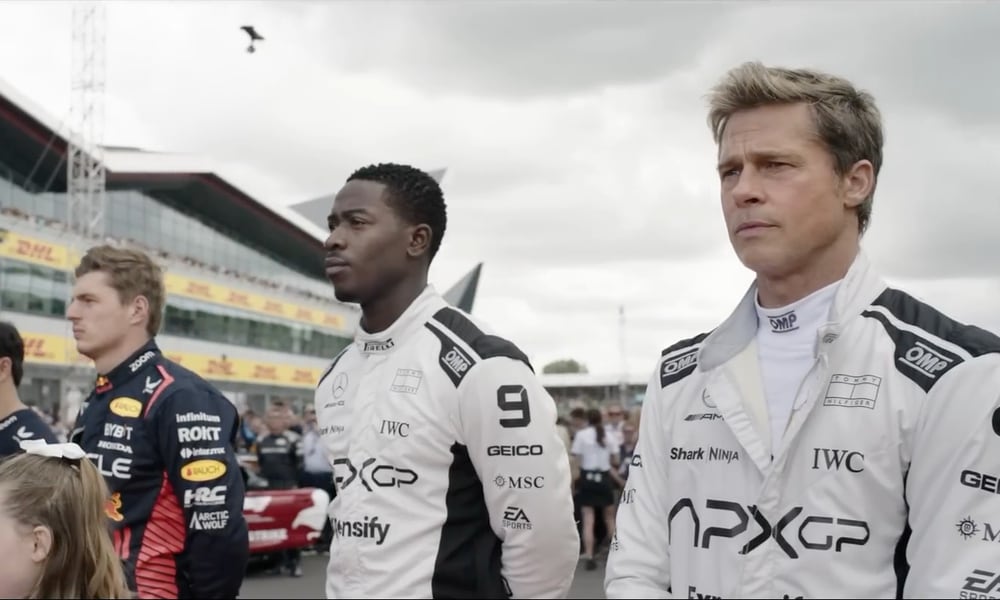 Brad Pitt in F1