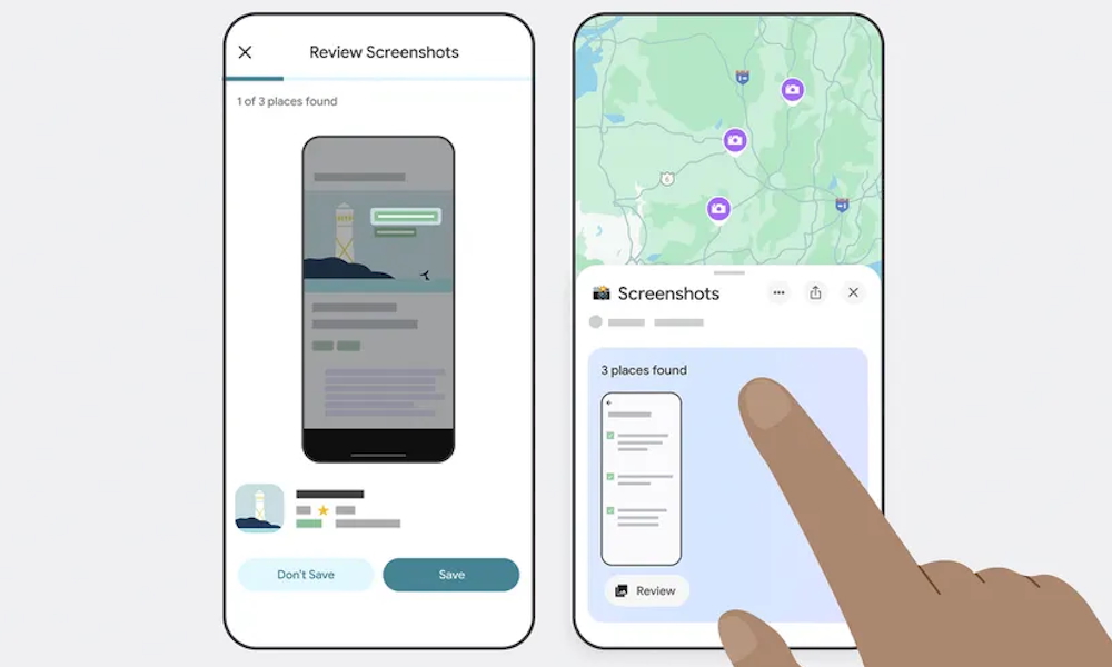 Google Maps Screen Shots