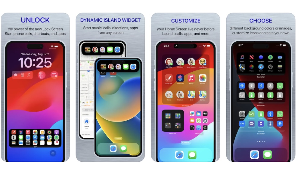 Launcher with Multiple Widgets