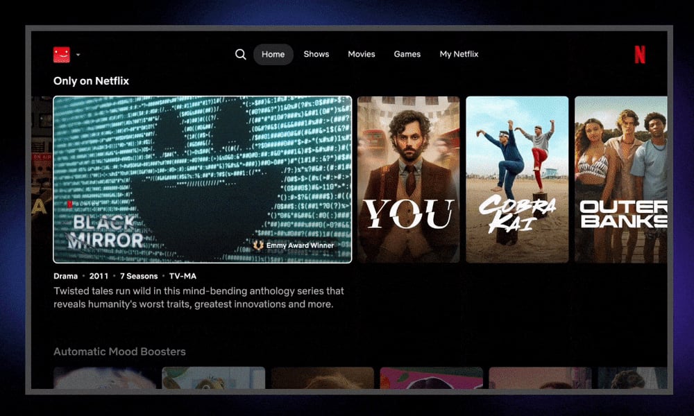 Netflix redesign May 2025 2