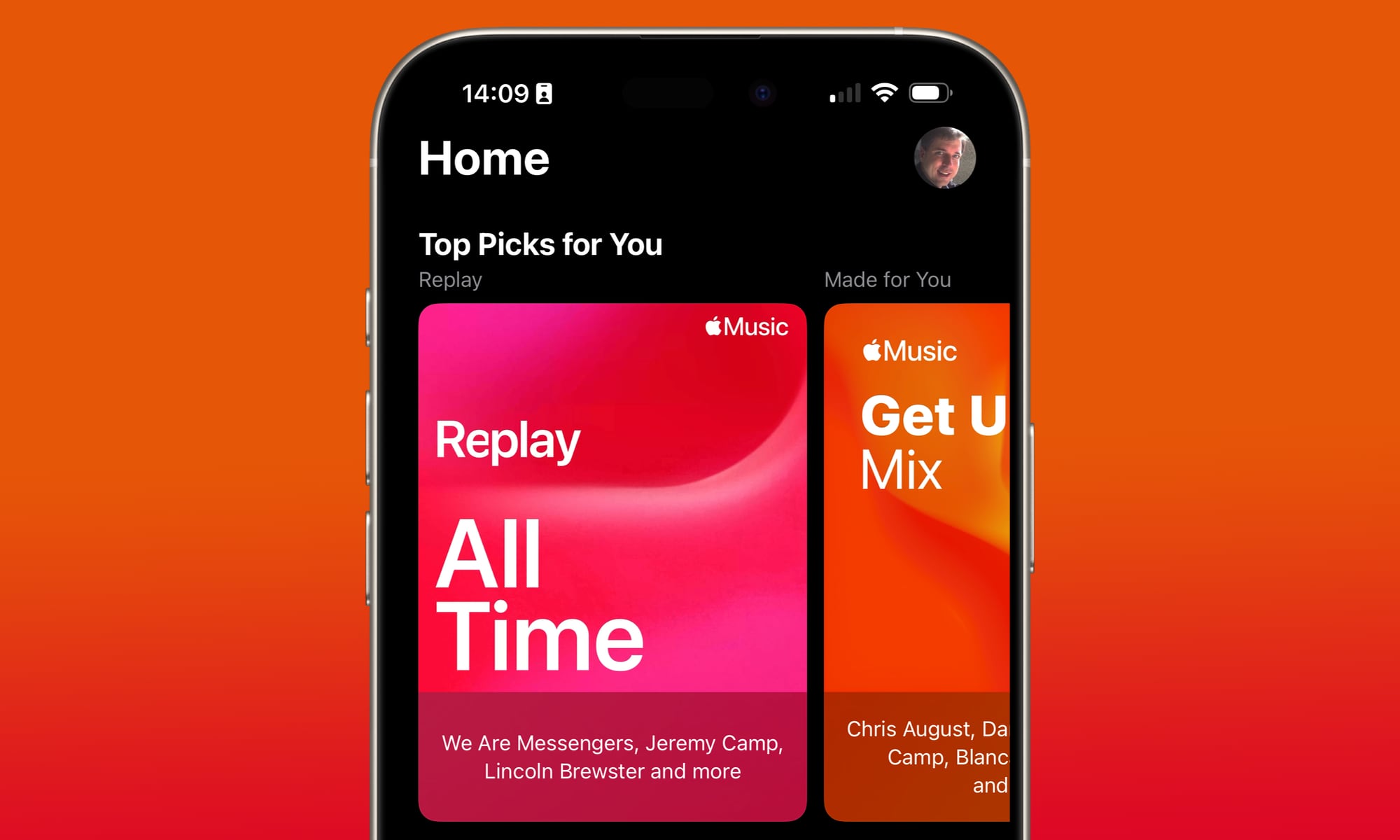 Apple Music Replay All Time hero