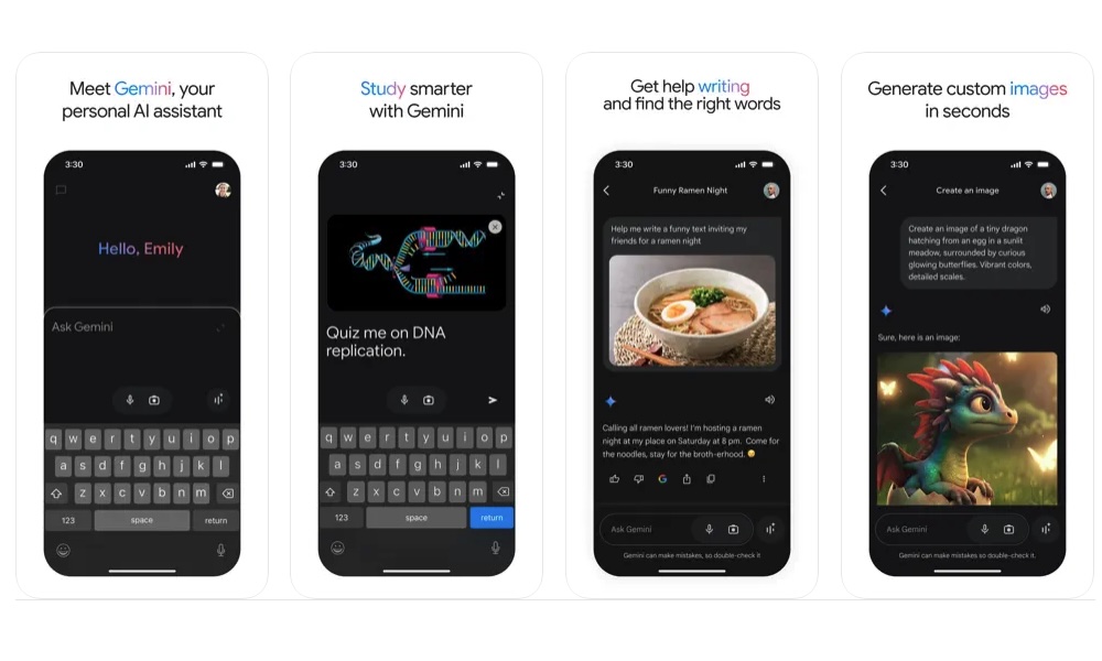 Google Gemini App Store