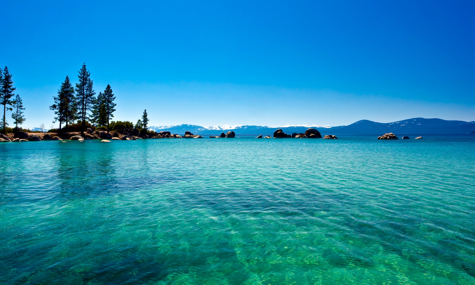 Lake Tahoe deep blue