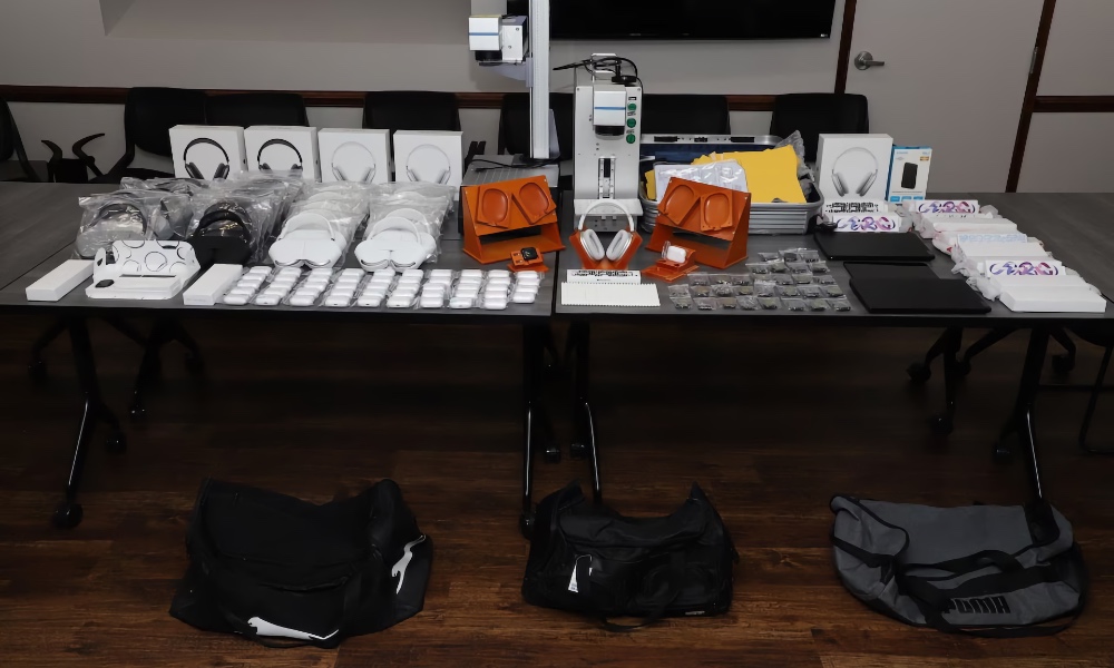NJ electronics store bust