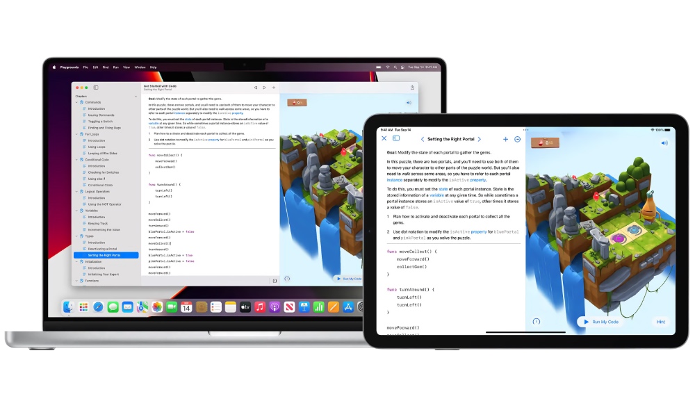 Swift Playground iPad Mac