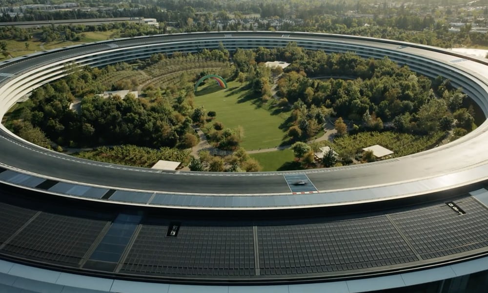 WWDC25 Apple Park racetrack