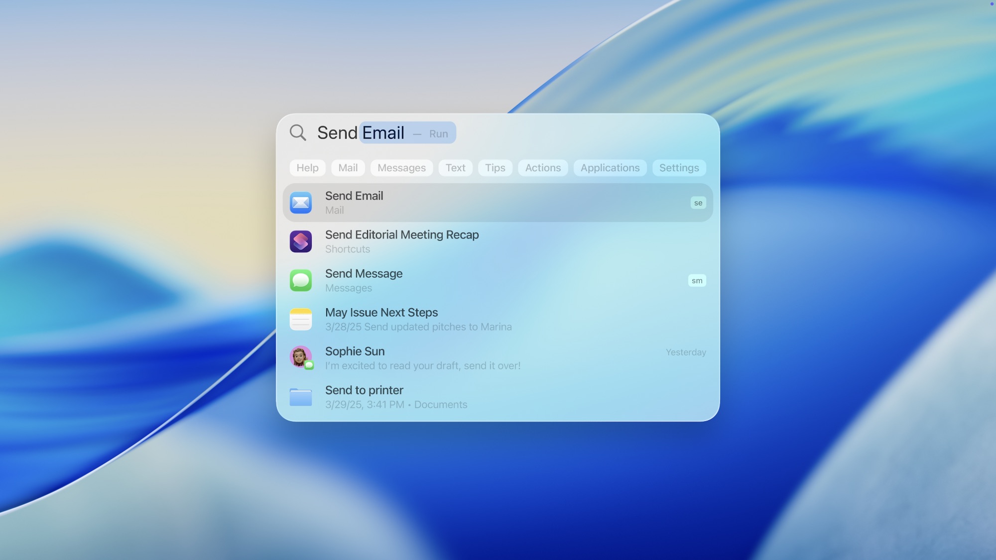 WWDC25 macOS 26 Shortcuts 9