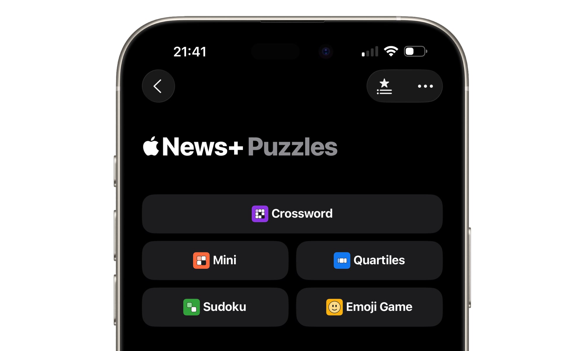 iOS 26 Apple News Puzzles