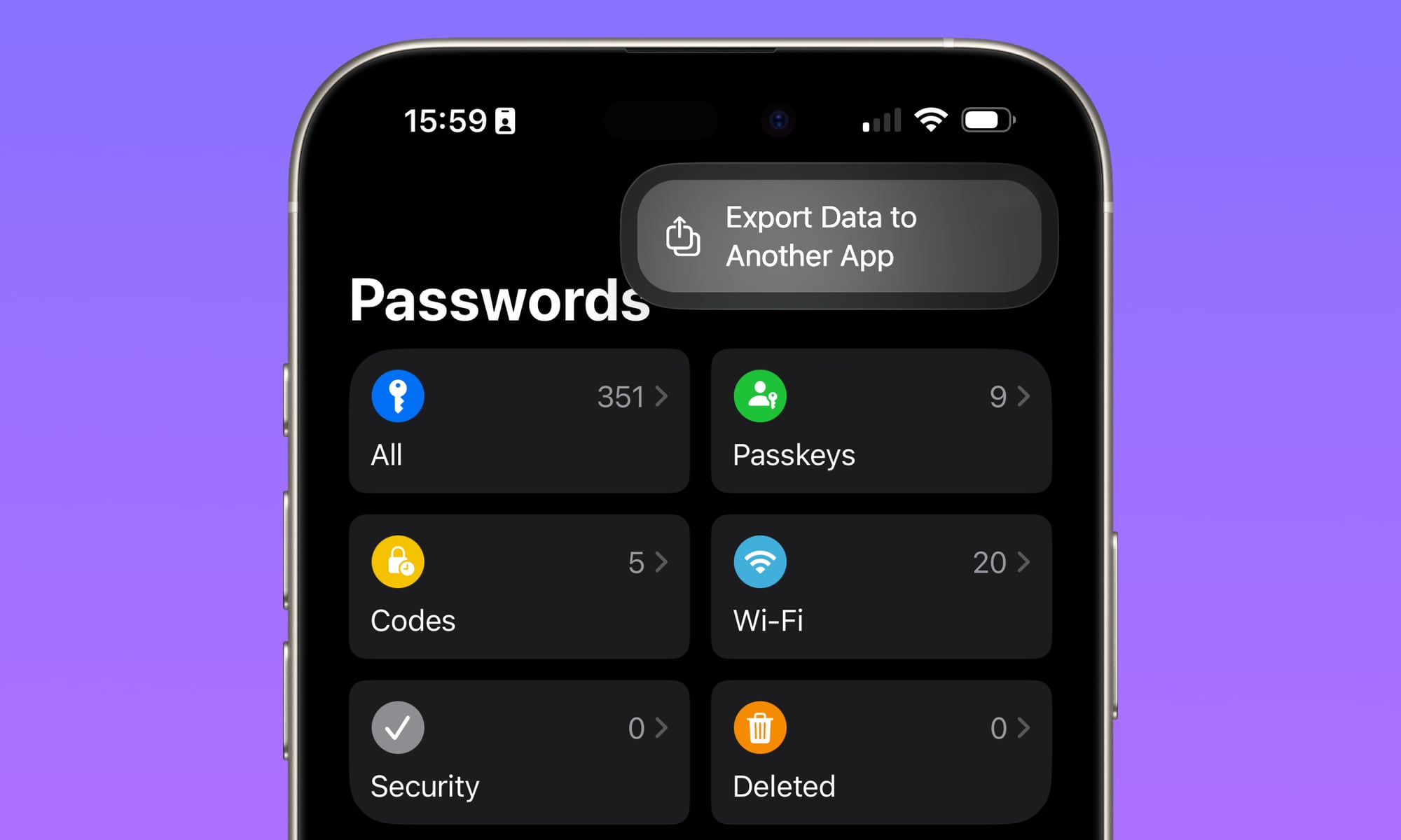 iOS 26 Beta Apple Passwords Export hero iOS 26 Beta Apple Passwords Export hero