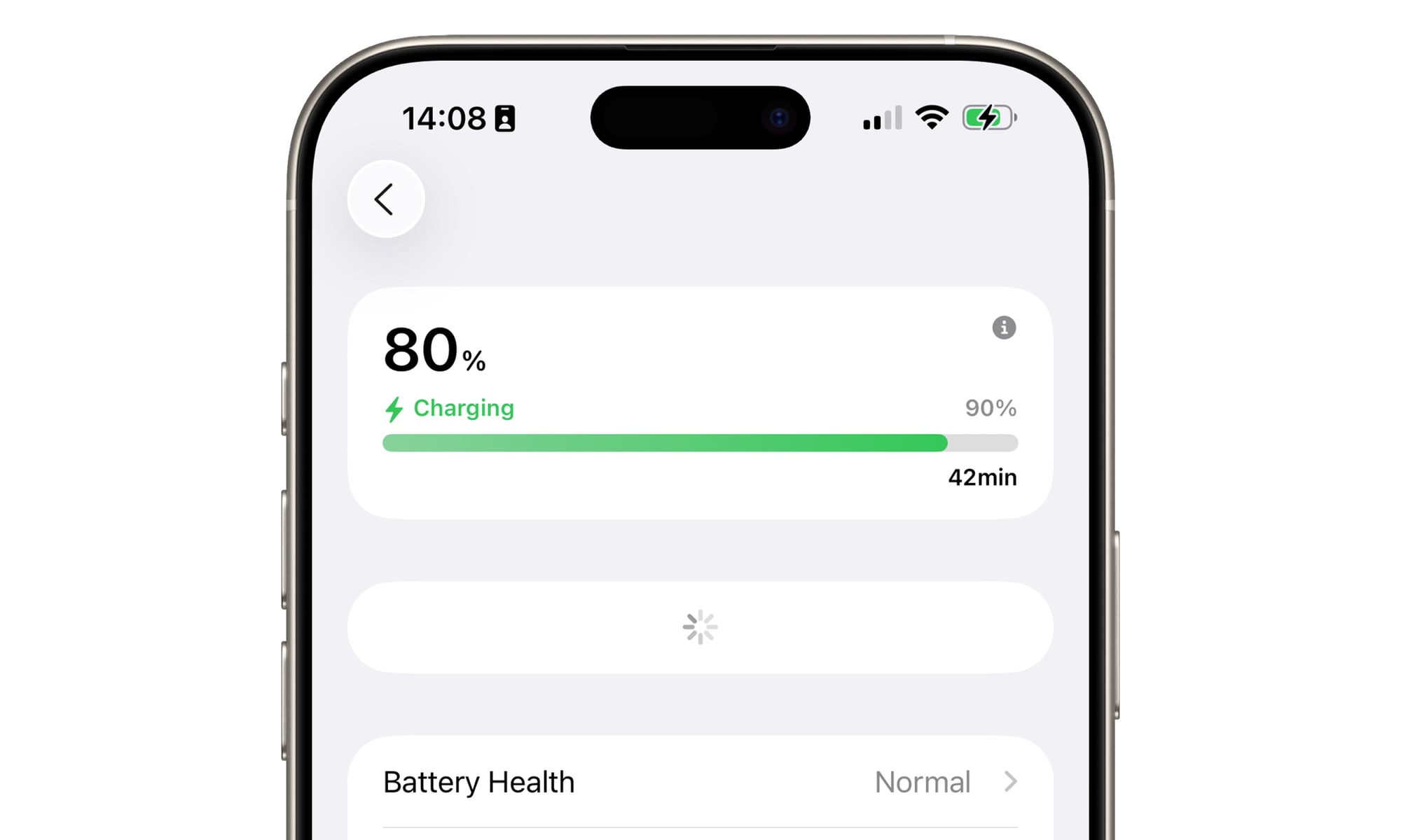 iOS 26 beta 1 Battery Charging Estimate