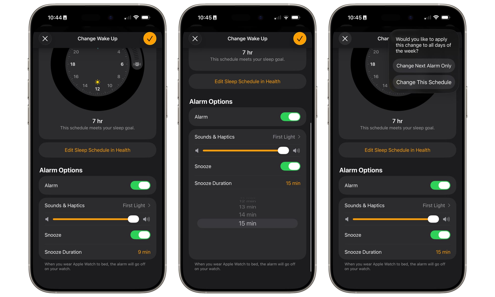 iOS 26 beta 1 Custom Snooze settings