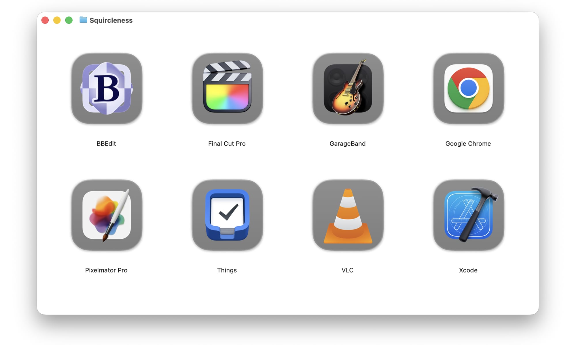 macOS Tahoe squircled icons